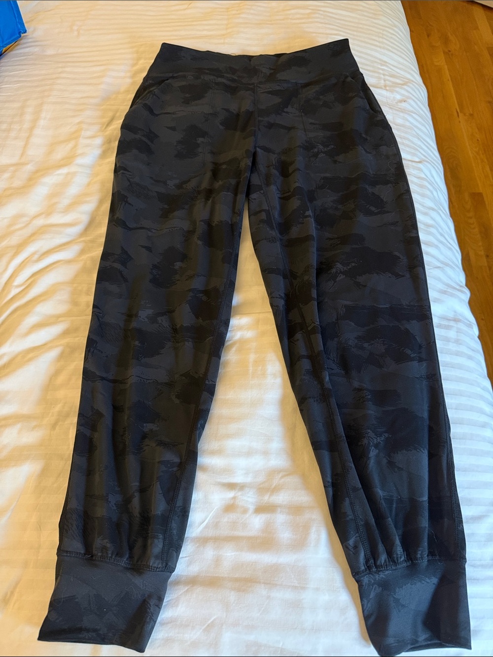 Dark Camo Jogger Leggings - Black/Charcoal